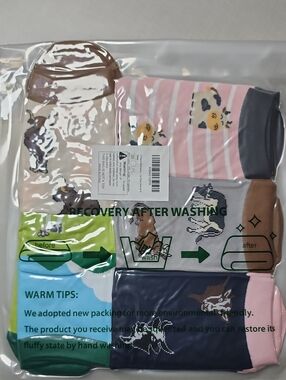 5 pack women's socks with cows.